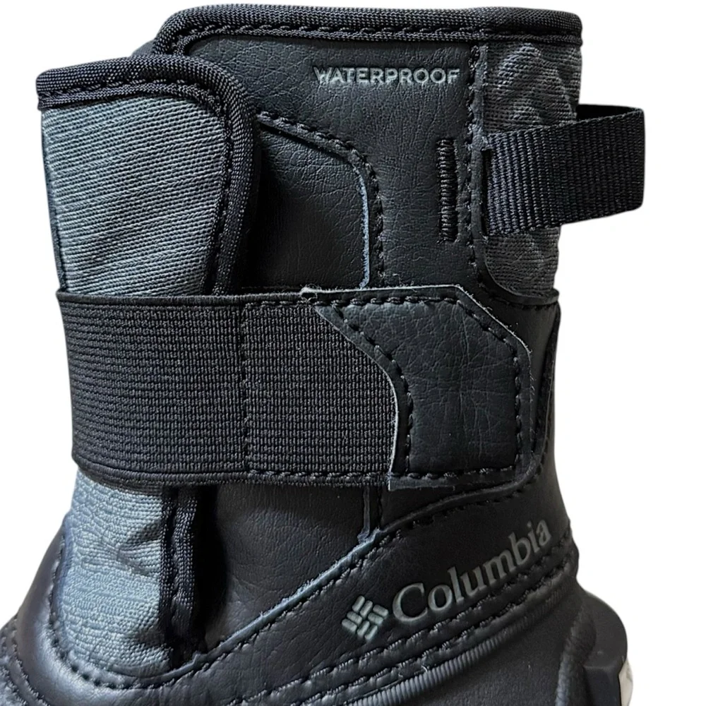 Columbia Omni-Tech Bugaboot Celsius Black Gray Winter Unisex Snow Boot Toddler 4